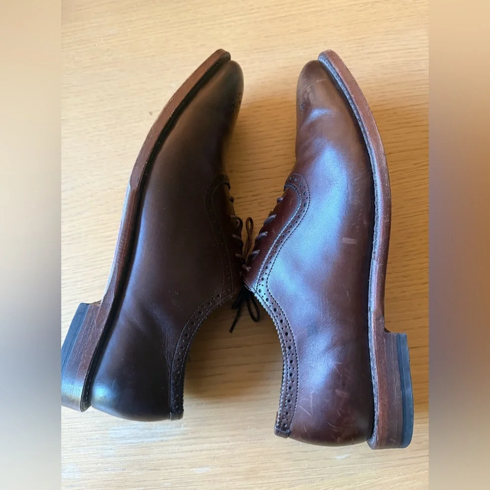 Allen Edmonds Cornwallis Brown Oxfords Size 11.5D